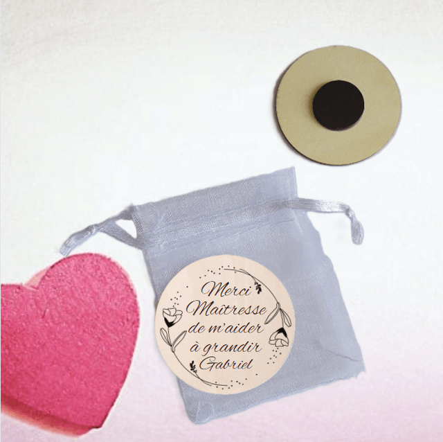 Magnet - aimant en bois personnalisable