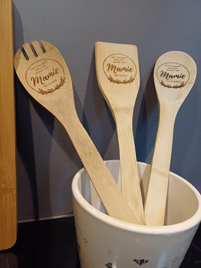 Trio de cuisine " c'est toujours meilleur chez..."