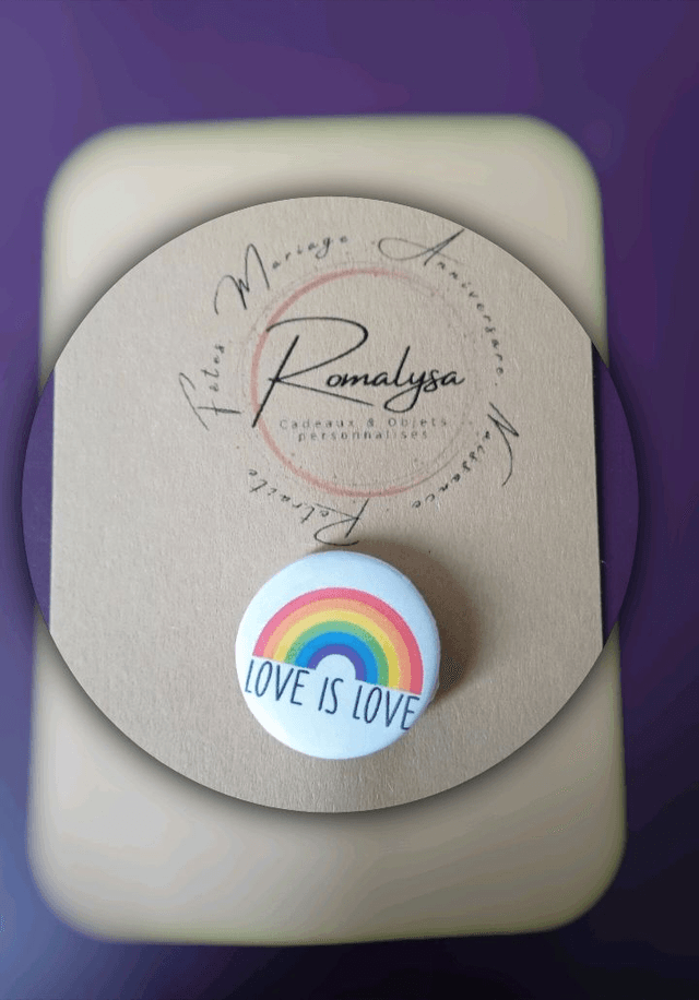 Badge à thème orientation sexuelle 