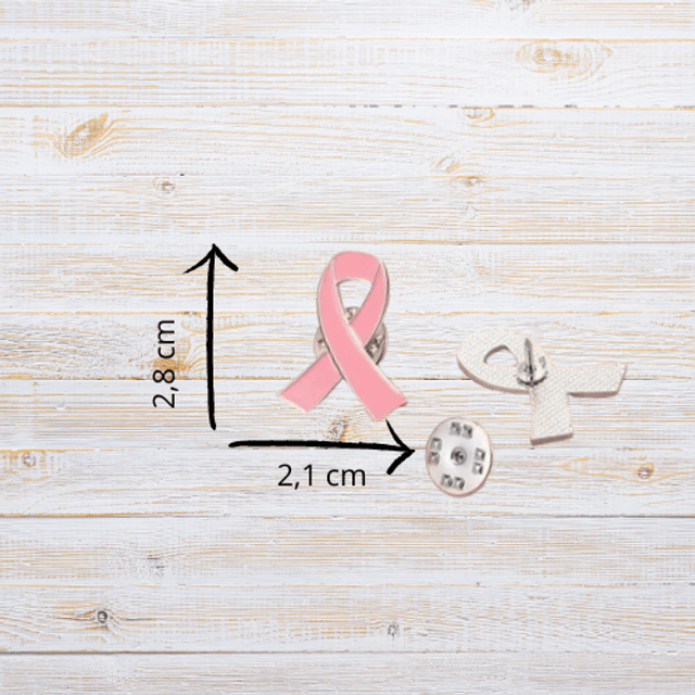 Pins Cocarde Ruban rose / Octobre Rose