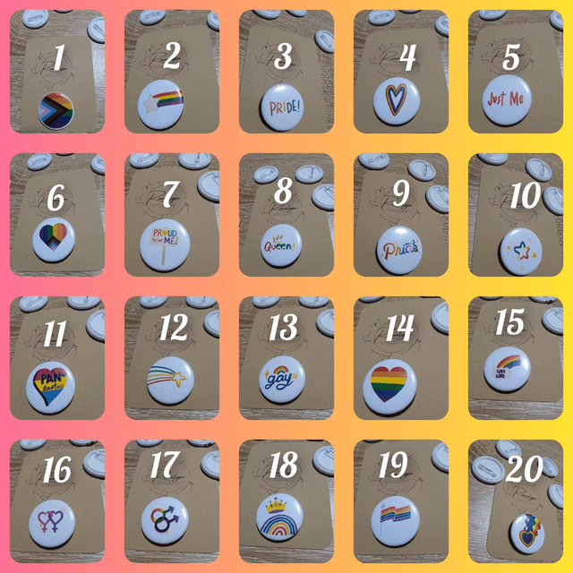 Badge à thème Orientation Sexuelle LGBT+
