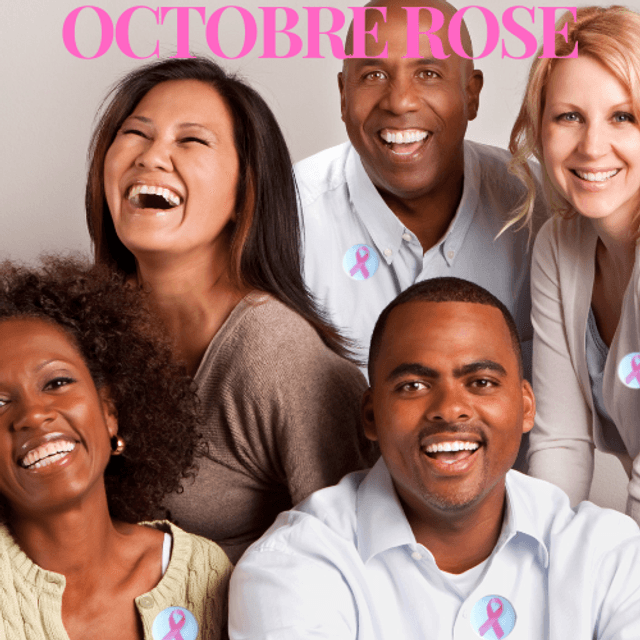 Badge Ruban rose / Octobre Rose