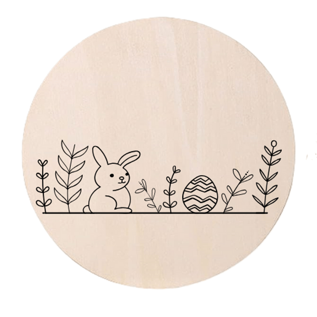 Disque accessoire - Collection spéciale "Pâques" pour panneau de porte interchangeable By Romalysa