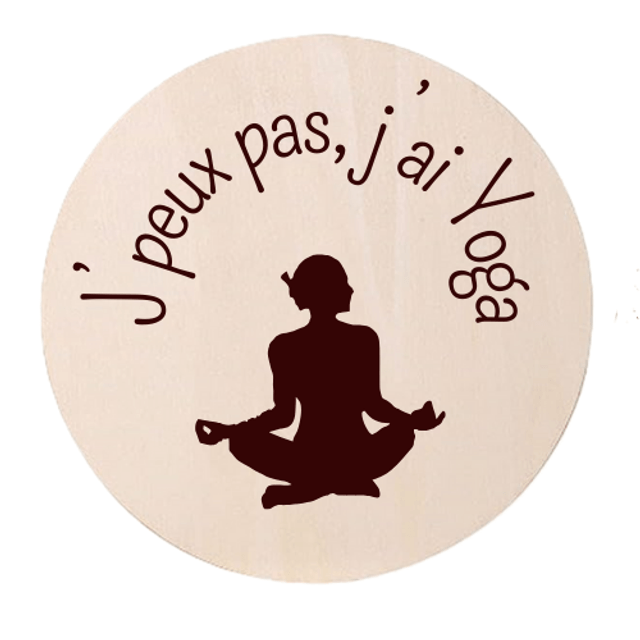 Disque accessoire - Collection spéciale humour et sport "J'peux pas j'ai ..." pour panneau de porte interchangeable By Romalysa