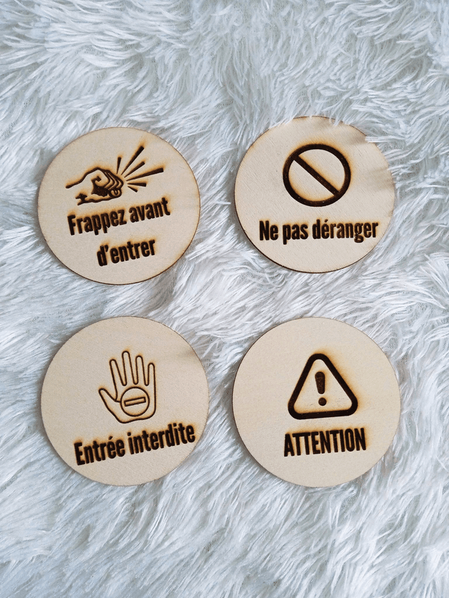 Disque accessoire pour panneau de porte interchangeable By Romalysa - Kit de base