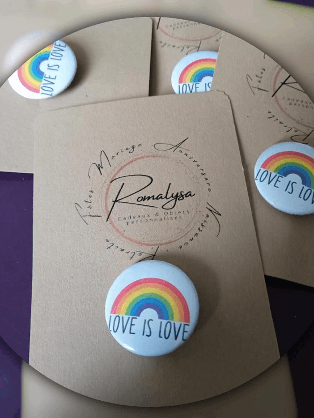 Badge à thème orientation sexuelle 