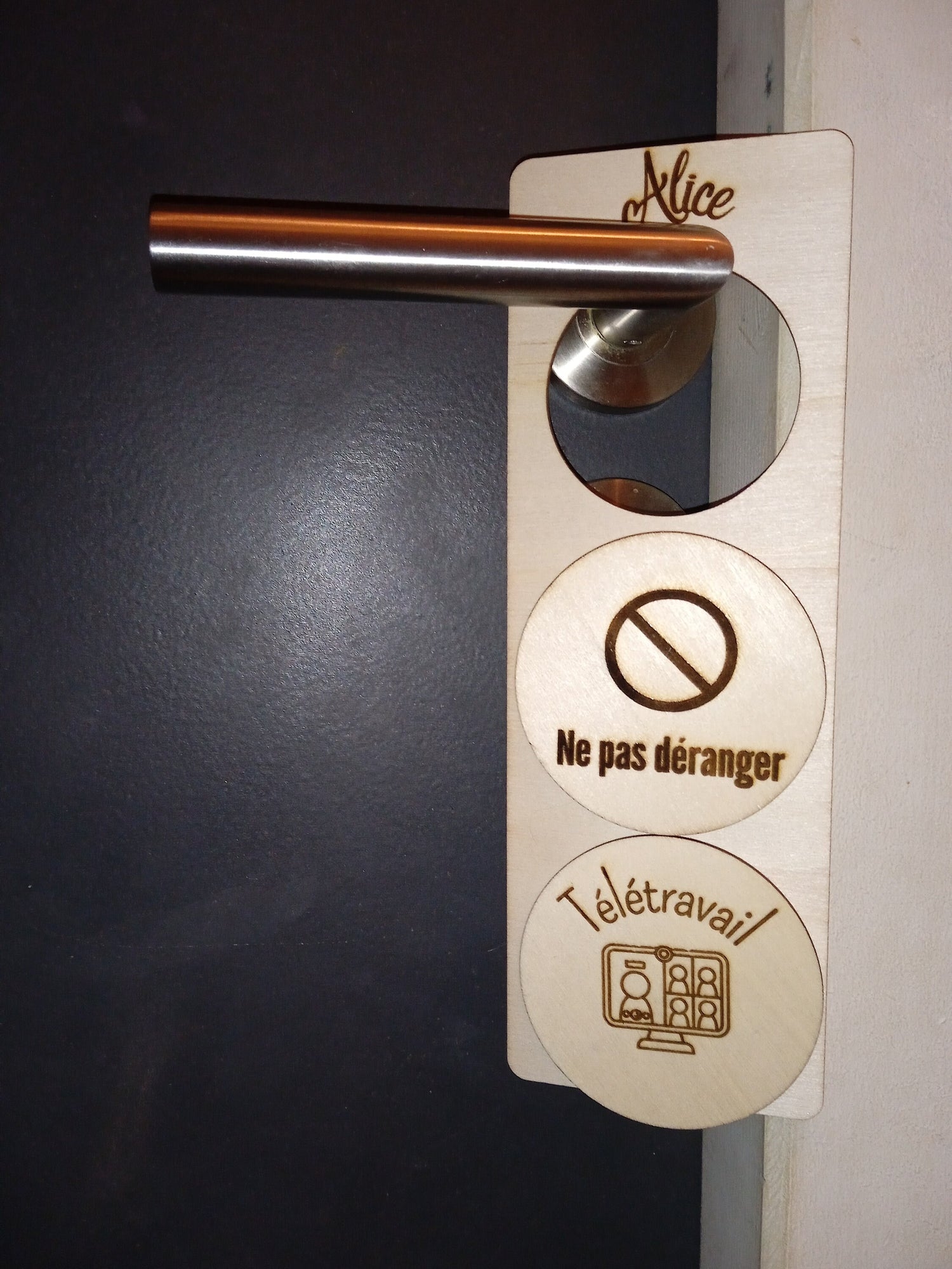 Pancartes de porte personnalisées