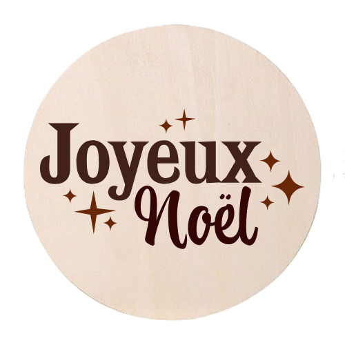 Disque accessoire spécial "NOEL" pour panneau de porte interchangeable By Romalysa