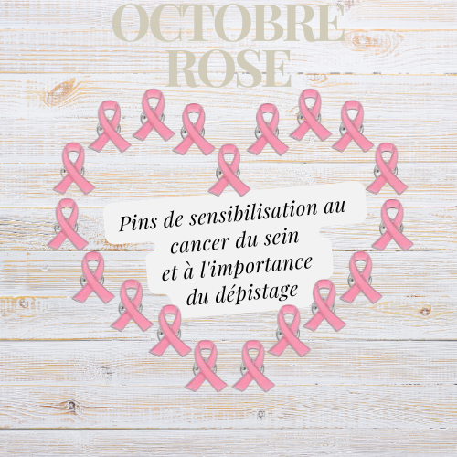 Pins Ruban rose / Octobre Rose