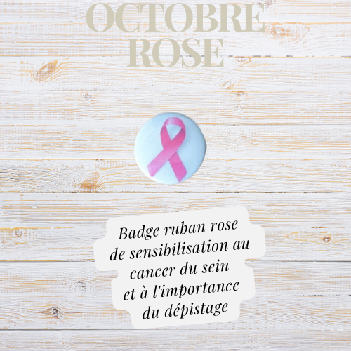 Badge - Octobre Rose