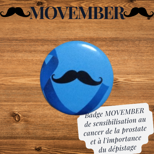 Badge - Movember - Moustache